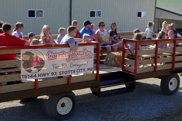 Hayride at Country Roads Family Fun Farm - Stotts City, MO