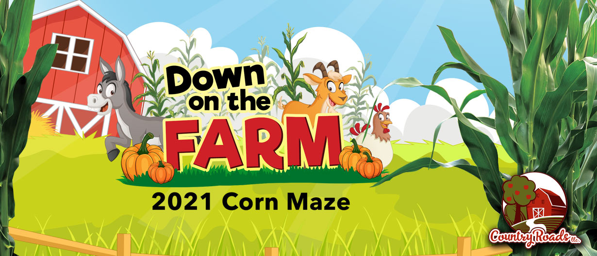 Down on the Farm Corn Maze Theme 2021